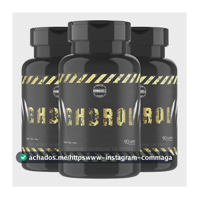 3 Gh Drol - Ghmuscle Sem Sabor