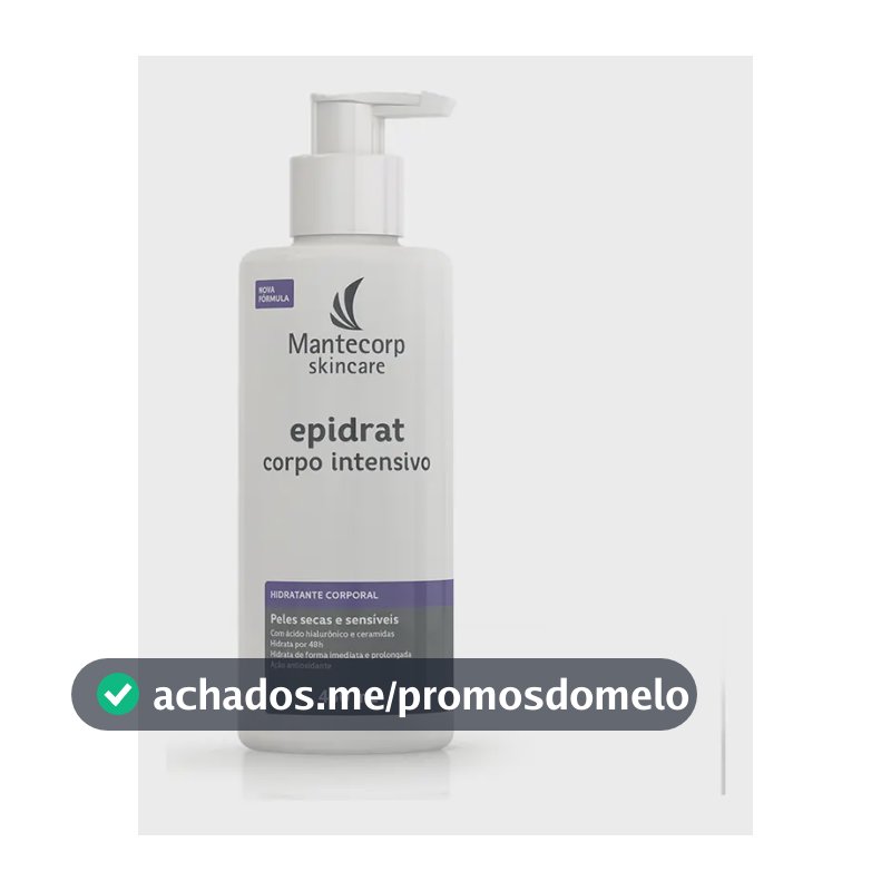 Hidrante Corporal Epidrat Corpo Intensivo Com 450ml Mantecorp