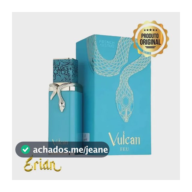 French Avenue Vulcan Feu Extrait Eau De Parfum 100 Ml Erian