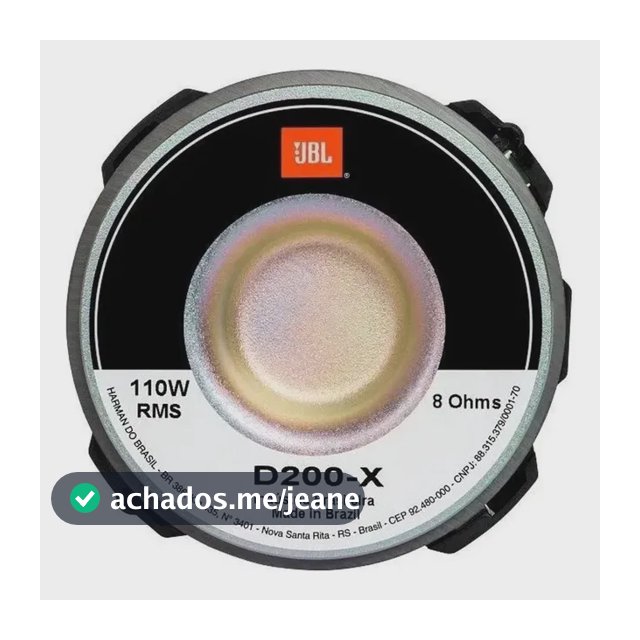Driver Jbl D200x 110w Rms D 200 X Original Corneta Selenium