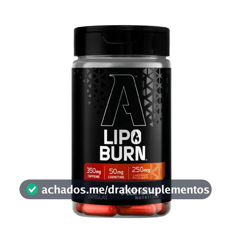 Atlhetica Nutrition, Nutrition Series, Termogénico Lipo Burn Hd - 60 Capsulas Sem sabor