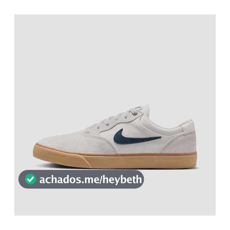 Tênis Nike Sb Chron 2 Masculino Cinza/branco 44 Br