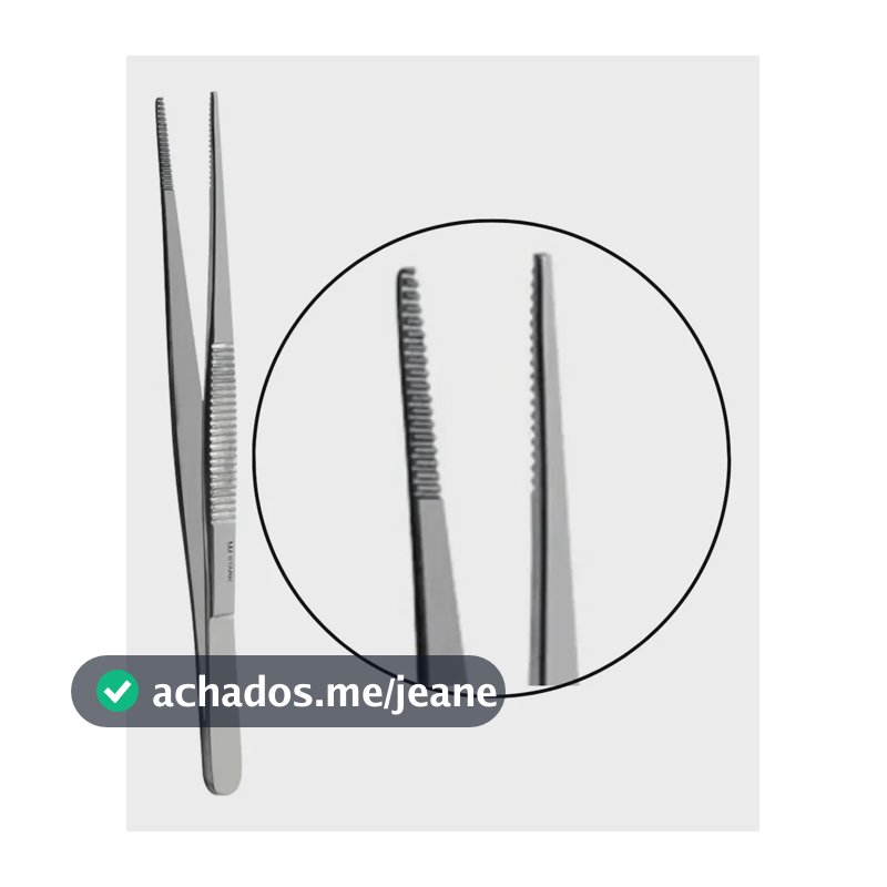 Pinça Anatômica Dissecção 15cm Aço Inox Cirúrgico Notre