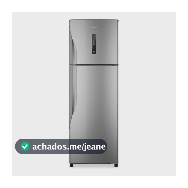 Refrigerador Panasonic 391l Aco Escovado Nr-bt44pv3x Aço Escovado