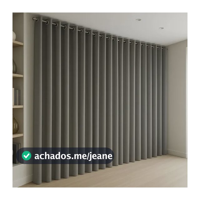 Cortina 100% Vedação Blackout Premium 5 Metros De Largura