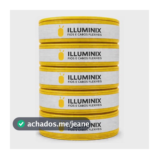 Cabo Flexivel 2,5mm Rolo Com 100 Metros 750v Fio Unipolar