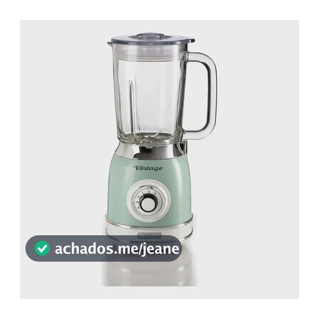 Liquidificador Ariete Vintage Verde Copo De Vidro 1,5l 1000w