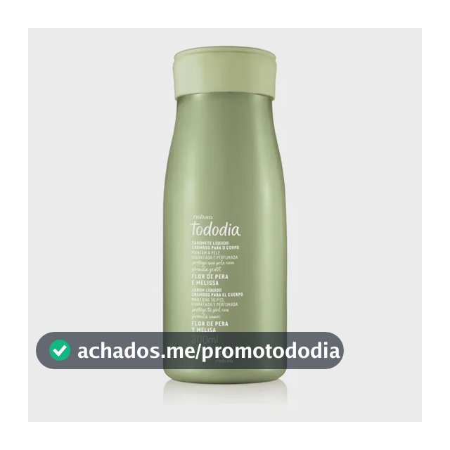 Sabonete Líquido Cremoso Natura Tododia Flor De Pera E Melissa 300ml
