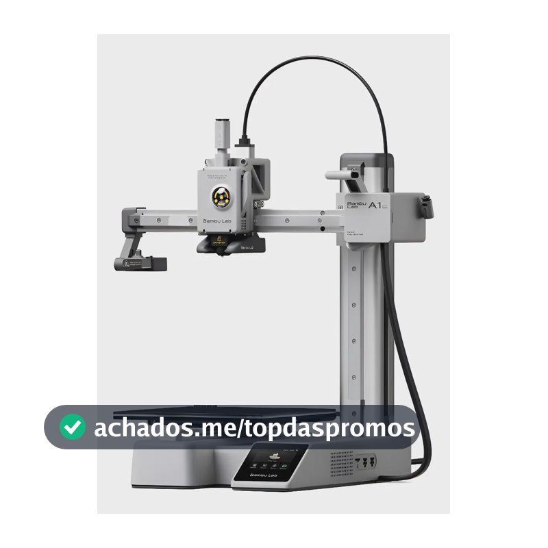 Impressora 3d Bambu Lab A1 Mini Sem Ams + Suporte E Assisten 127/220v Cinza