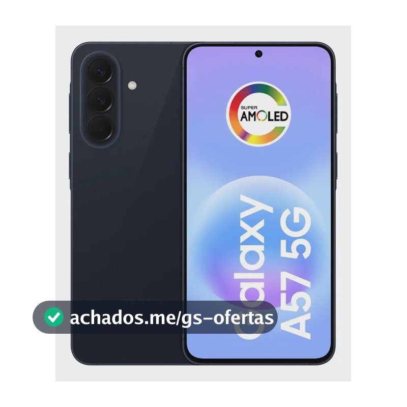 Celular Samsung Galaxy A57 5g 128gb, 8gb Ram, Câmera 50mp, Ip68, Super Amoled 6.7 , Recursos Ai - Azul-escuro