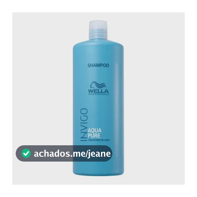 Wella Pro Invigo Aqua Pure - Shampoo 1000ml
