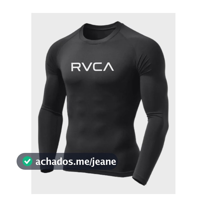 Camisa Rash Guard Uv 50+ Jiu Jitsu Mma Proteção Luta Cam - Rvca M