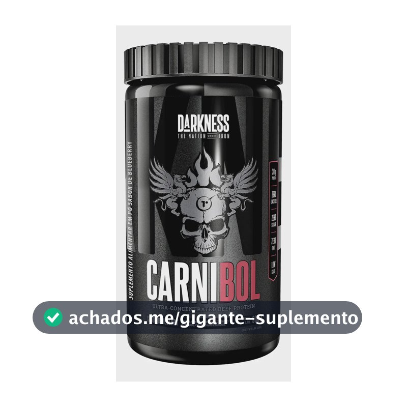 Proteína Darkness Carnibol Beef em pó sabor Blueberry x 900g