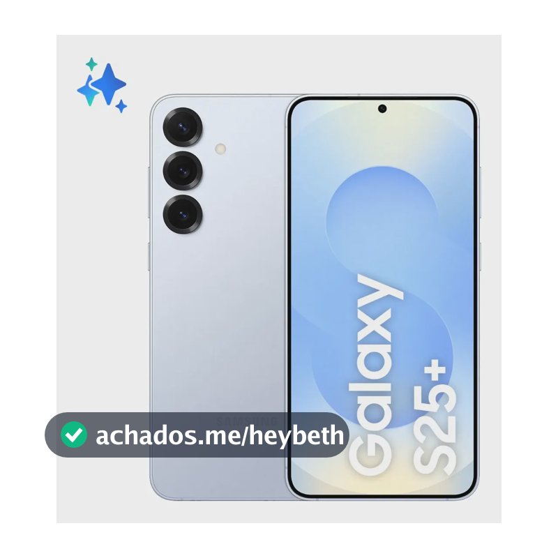 Samsung Galaxy S25+ 5g, 256gb, 12gb, Câmera Tripla - Azul