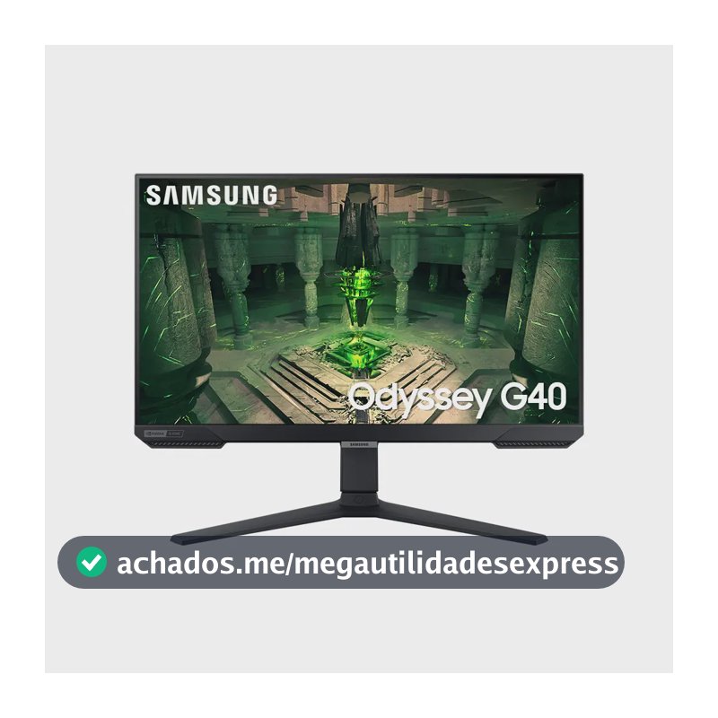 Monitor Gamer Samsung Odyssey G40 27 , 240 Hz, 1ms, Ajuste De Altura, Gsync, Freesync,hdmi, Dp, Fhd, Preto