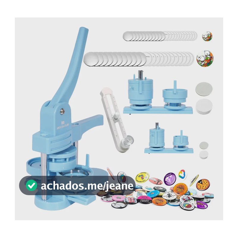 Kit De 2 Máquinas Advertising Photobots 32/58 Mm 100 Unidades Azul Claro Mecolour