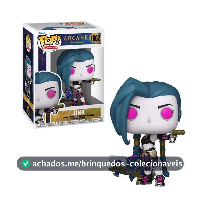 Boneco Funko Pop! Arcane League Of Legends - Jinx 1602