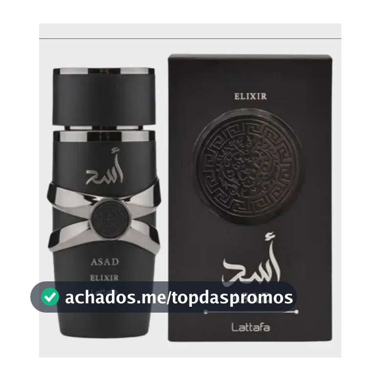 Perfume Árabe Lattafa Asad Elixir Edp Para Masculino