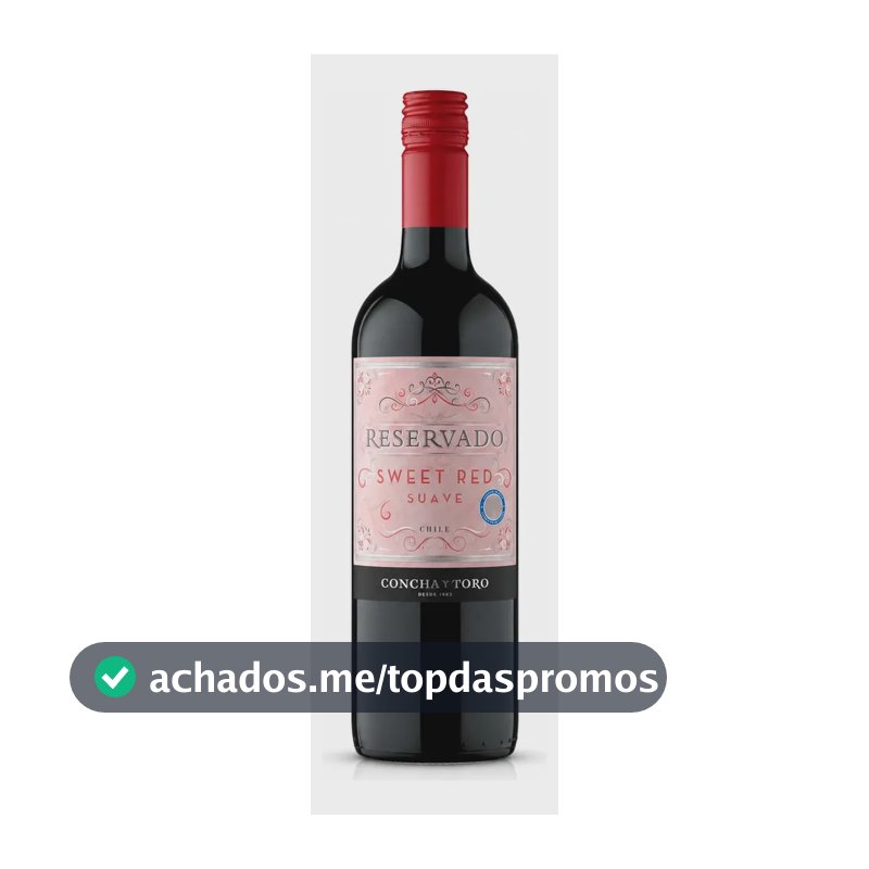 Vinho Chileno Tinto Doce Concha Y Toro Reservado Sweet Red 750ml