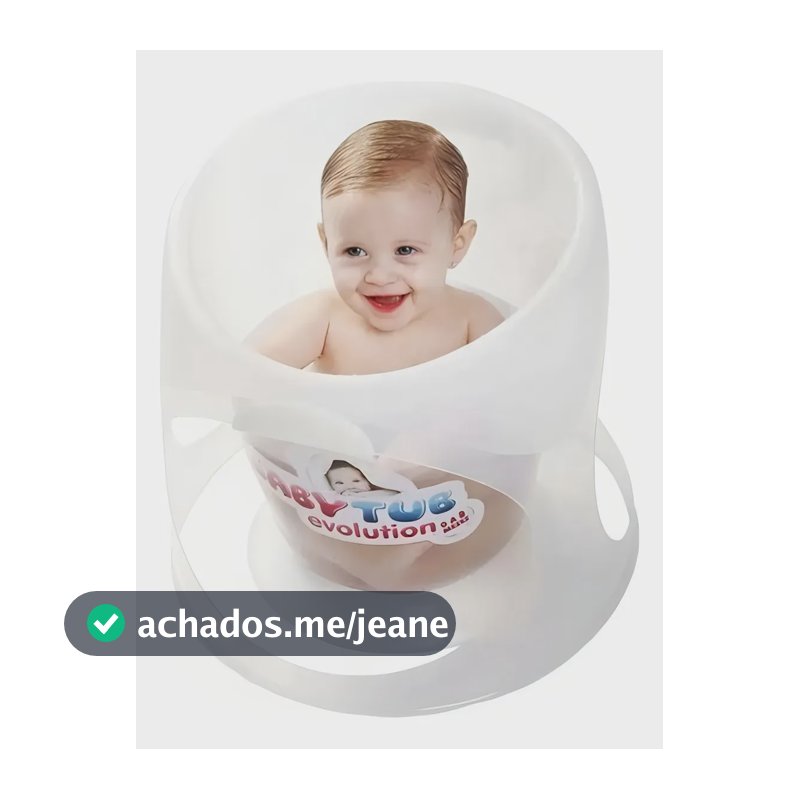 Banheira Infantil Babytub Evolution 0 A 8 Meses Transparente