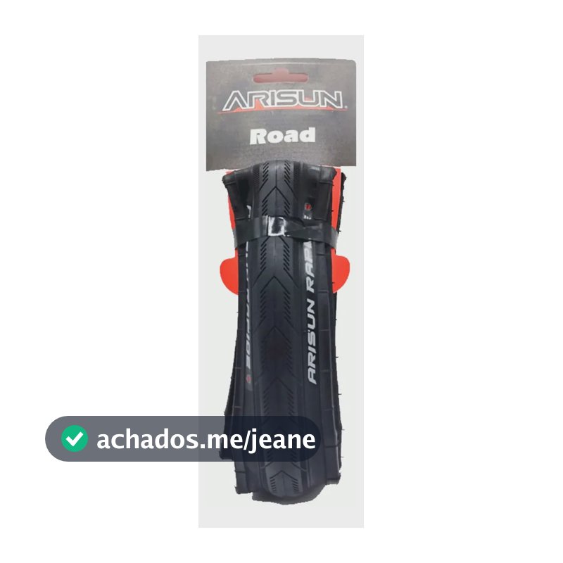 Pneu Bike Speed Arisun Rapide Road 700x25mm Kevlar 60 TPI Preto