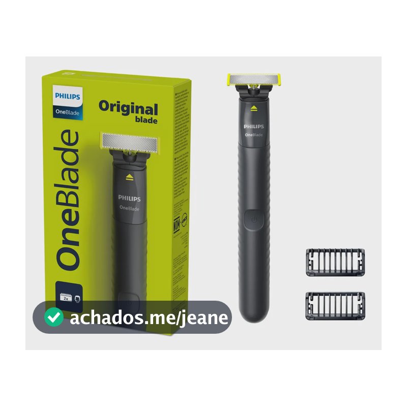 Máquina de barbear Philips OneBlade QP1424/10 preta