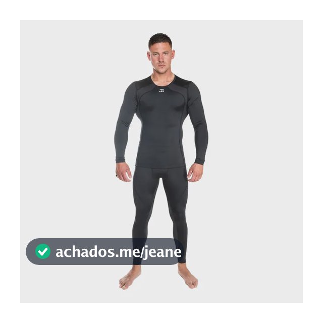 Rashguard Joya Manga Longa Preto-branco