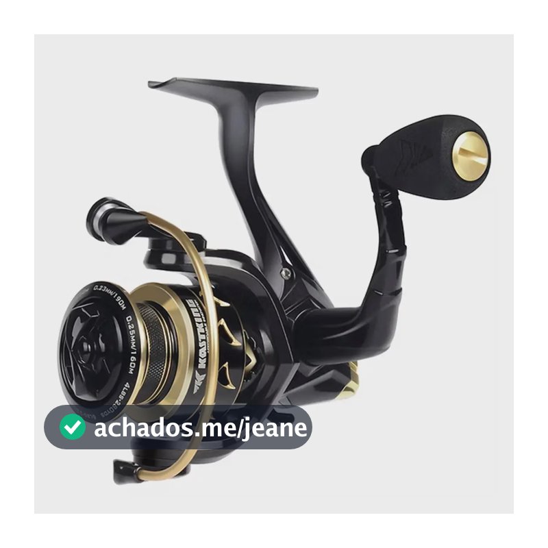Molinete De Pesca Valiant Eagle Gold Black 3000 - Kastking