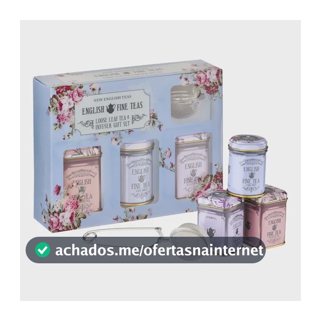 Conjunto De Chá Para Presente New English Teas 3 Loose Leaf