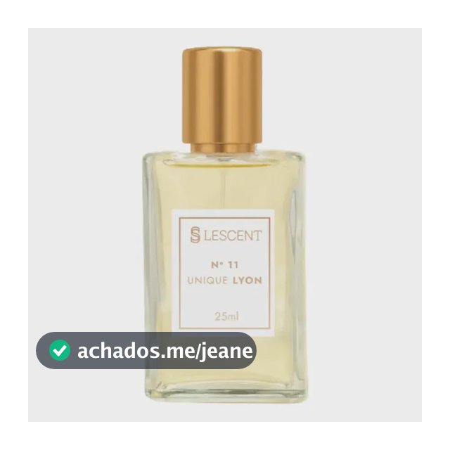Perfume Deo Colônia Lescent N11 Unique Lyon 25ml Feminino