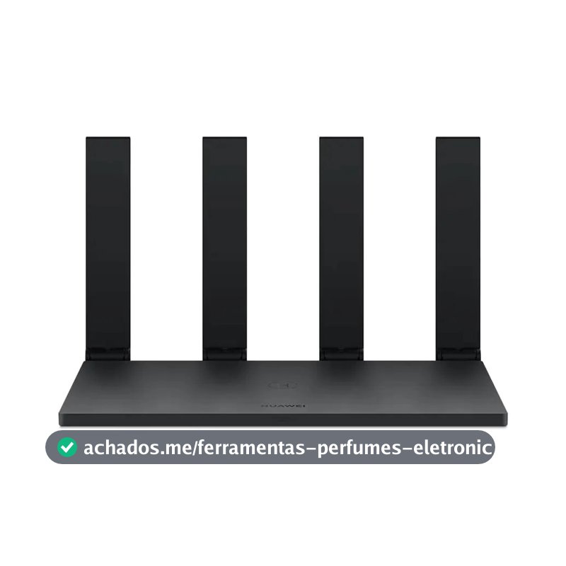 Roteador HUAWEI WiFi AX2S 5 GHz Wi-Fi 6 HarmonyOS Mesh+ EasyMeshVisualização de Diagnósticos do Wi-Fi Controle Parental Preto
