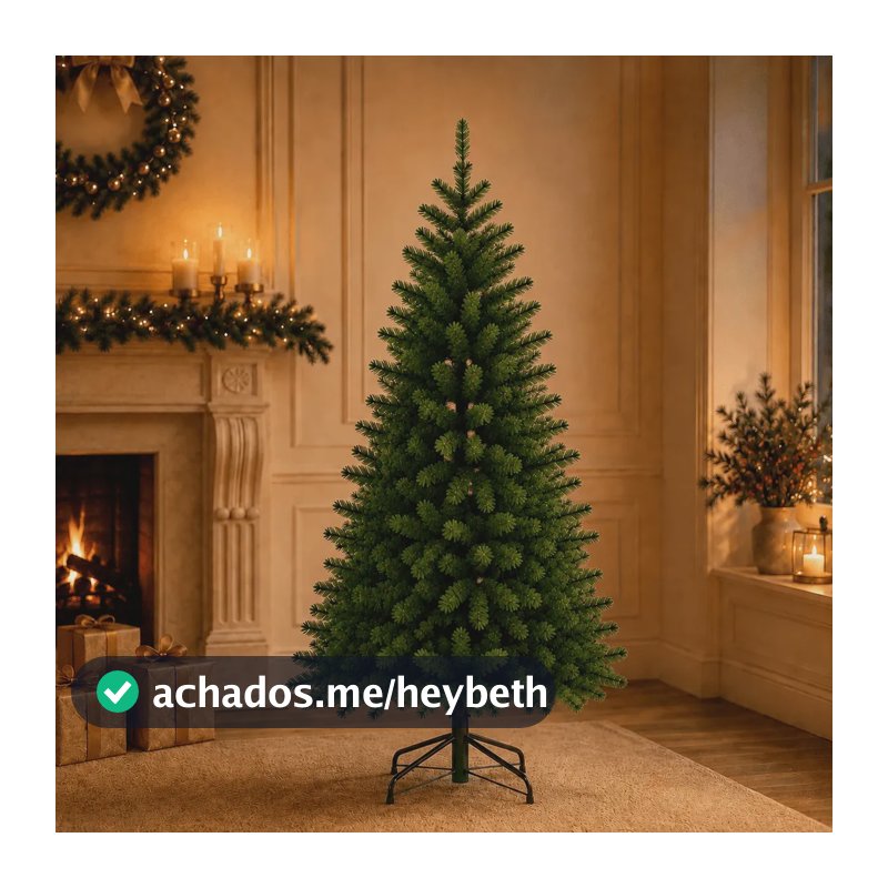 Árvore De Natal Pinheiro Verde 1,20 Metros 300 Galhos Luxo Cheia DEKASA