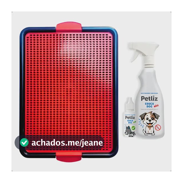 Tapete Higiênico Xixi Dog Pet Sanitário Lavável + Educa Dog