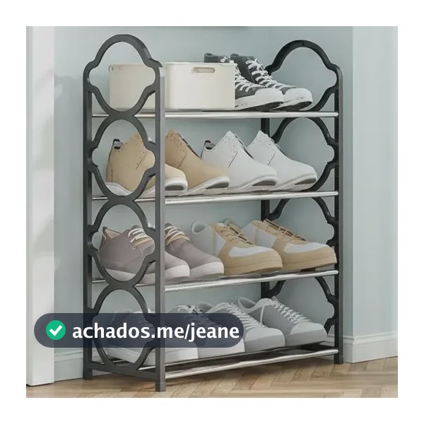 Sapateira Organizador 4 Prateleiras Regulavel Multi Uso Top