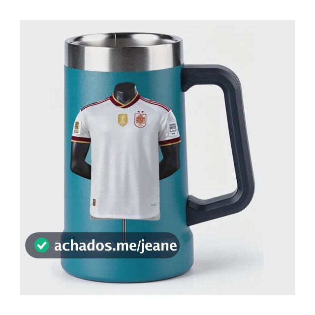 Copo Térmico Branco Dla 1.2l Com Alça, Tampa E Canudo Inox