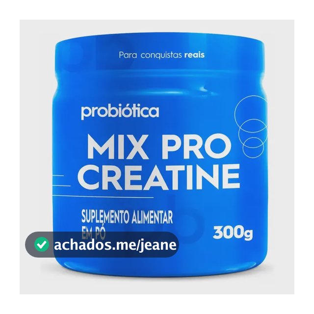 Creatina Probiótica Professional Line Alimentar Em Pó Mix Sem sabor x 300g