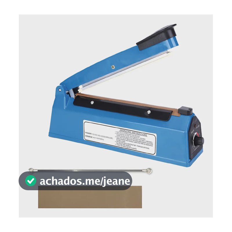Seladora Manual Com 20 Cm - Seladora De Embalagens 220v