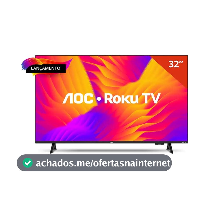 Smart Tv Aoc Dled 32 Wi-fi Roku Tv Quad Core 32s5155/78g