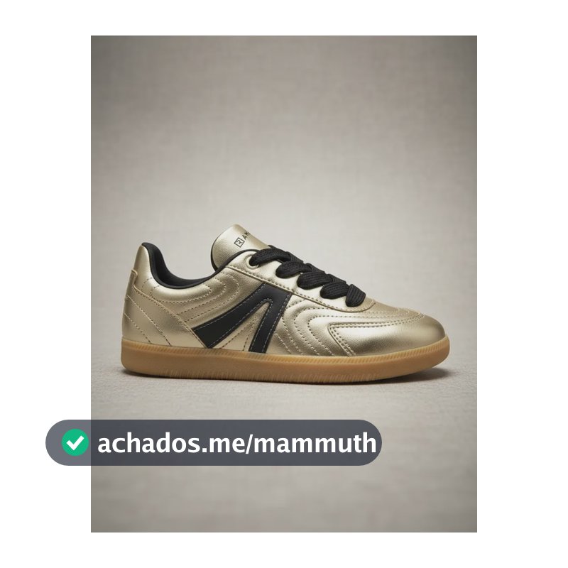 Tênis Feminino Ramarim Urbano Metal Ouro Ouro 37 Br