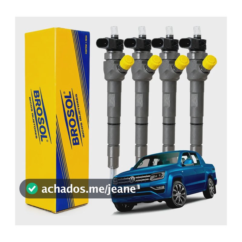 Jogo Bico Injetor Original Vw Amarok 2.0 Tdi 16v 2010 A 2018