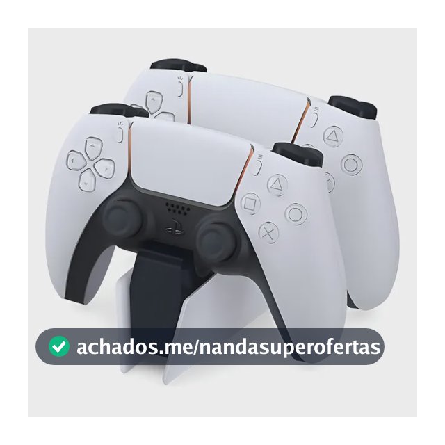 Base De Carregamento Controle Dualsense Ps5 Sony Cfi-zds1r Branco 5v