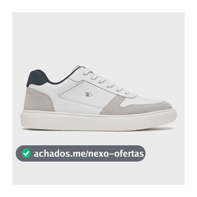Tênis Sapatenis Masculino Sandrini Evoke Lite Branco Couro