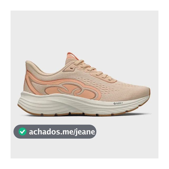 Tênis Feminino Veloz 3 Olympikus Pessego Claro Liso 37 Br