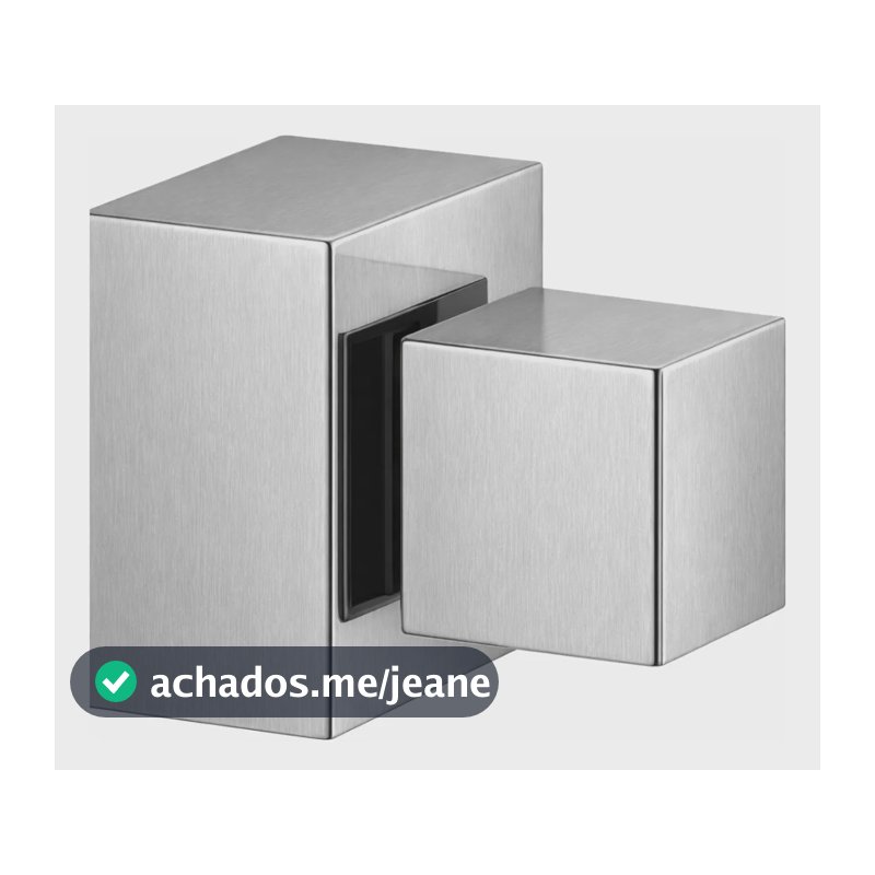 Acabamento De Registro Escovado 1.1/2 Padrão Deca  Cinza