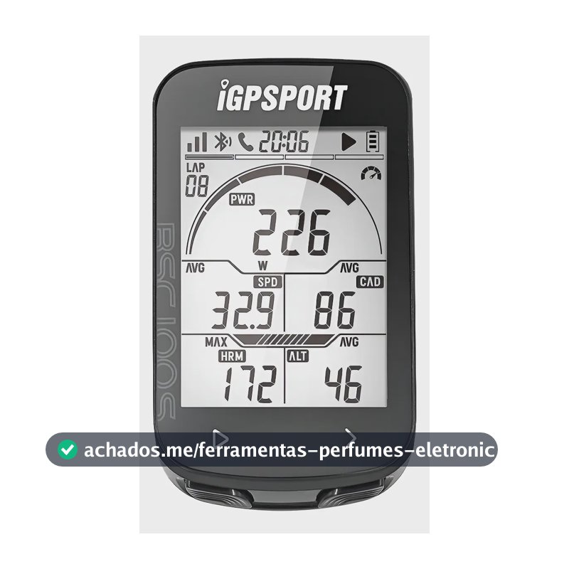 Ciclocomputador Com Gps Igpsport Bsc100s Preto
