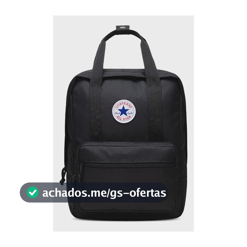 Mochila Urbana Converse  23 L Liso Ma5679 Preto Liso