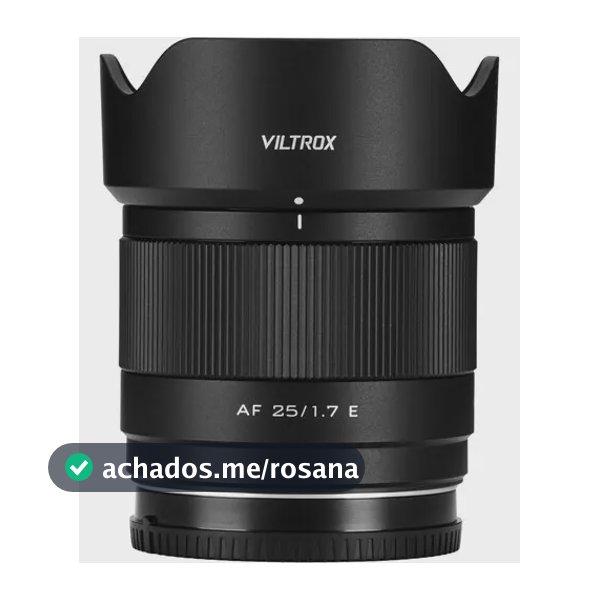 Lente Viltrox Af 25mm F/1.7 Air E Para Sony S/juros Cor Preto Tipo De Montagem Sony E