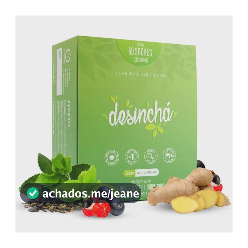 Chá Funcional Desinchá Dia Original 60 Sachês