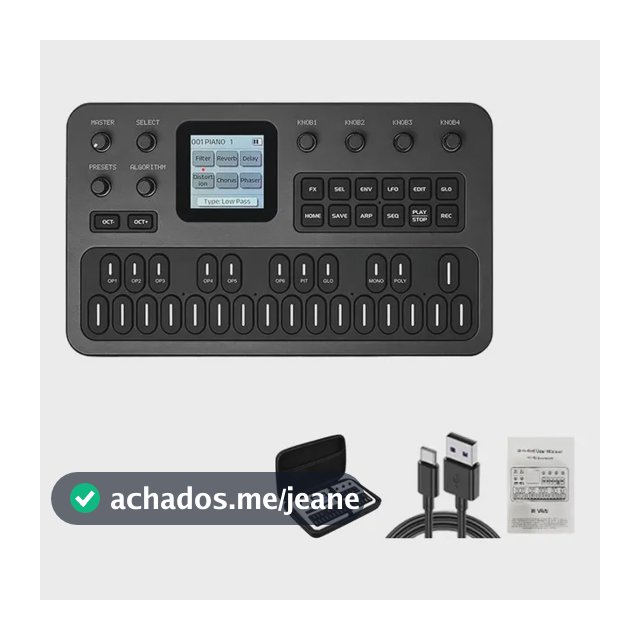 Sintetizador Fm Portátil Sem Fio M-vave Com Alto-falante Emb 220v