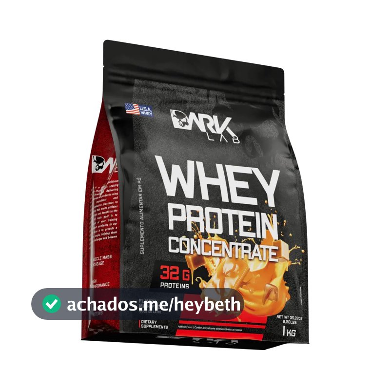Whey Protein Concentrado 1kg Dark Lab Sabor Doce de leite